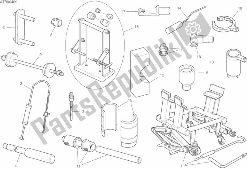 Alle onderdelen voor de 01b - Werkplaatsgereedschap van de Ducati Multistrada 1260 Enduro Thailand 2020 Alle onderdelen voor de 01b - Werkplaatsgereedschap van de Ducati Multistrada 1260 Enduro Thailand 2020